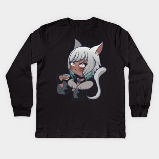 Tea for Y'shtola Kids Long Sleeve T-Shirt